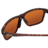 Close Up View of Smith Pinpoint Unisex Sunglasses in Tortoise Gold/ChromaPop Polarized Brown 59mm