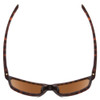 Top View of Smith Pinpoint Unisex Sunglasses in Tortoise Gold/ChromaPop Polarized Brown 59mm
