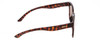Side View of Smith Caper Ladies Cateye Designer Sunglasses Tortoise Gold/Polarized Brown 53mm