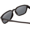 Close Up View of Smith Optics Contour Unisex Square Designer Sunglasses Black/Polarized Gray 56mm
