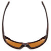 Top View of Smith Deckboss Unisex Sunglasses in Tortoise Gold/ChromaPop Polarized Brown 63mm