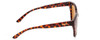 Side View of Smith Era Ladies Cateye Sunglasses Tortoise Gold/ChromaPop Polarized Brown 55 mm