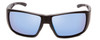 Front View of Smith Guides Choice Sunglasses Black/ChromaPop Glass Polarized Blue Mirror 62 mm