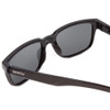 Close Up View of Smith Headliner Unisex Square Designer Sunglasses in Black/Polarized Gray 55 mm