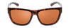 Front View of Smith Joya Ladies Sunglasses Tortoise Gold/ChromaPop Glass Polarized Brown 56 mm