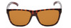 Front View of Smith Lowdown Xl 2 Unisex Classic Sunglasses Tortoise Gold/Polarized Brown 60 mm