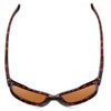 Top View of Smith Monterey Cateye Sunglasses in Tortoise/CP Polarized Rose Gold Mirror 58 mm