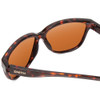 Close Up View of Smith Monterey Ladies Cateye Sunglasses in Tortoise Gold/CP Polarized Brown 58mm