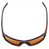 Top View of Smith Outback Sunglasses in Tortoise Brown/ChromaPop Polarized Green Mirror 59mm