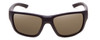 Front View of Smith Outback Elite Sunglasses in Deep Ink Navy Blue/CP+Polarize Gray Green 59mm