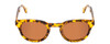 Front View of Ernest Hemingway H4734 Ladies Cateye Sunglasses Tortoise Yellow Gold Brown 49 mm