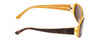 Side View of Kate Spade PAXTON Women Sunglasses Saffron Tortoise Crystal/Polarized Brown 53mm