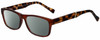 Profile View of Gotham Premium Flex 29 Designer Polarized Sunglasses with Custom Cut Smoke Grey Lenses in Matte Brown Unisex Square Full Rim Stainless Steel 53 mm
