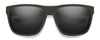 Front View of Smith Barra Unisex Sunglasses Green/Photochromic ChromaPop Polarized Black 59 mm