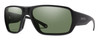 Profile View of Smith Castaway Unisex Sunglasses Black/Photochromic CP Polarized Gray Green 63mm