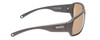Side View of Smith Castaway Unisex Sunglasses Black/Photochromic CP Polarized Gray Green 63mm
