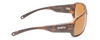 Side View of Smith Castaway Unisex Sunglass Tortoise Havana/PC ChromaPop Polarized Brown 63mm