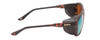 Side View of Smith Embark Unisex Sunglasses Tortoise/PC ChromaPop Polarized Green Mirror 58mm