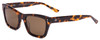 Profile View of SITO SHADES BREAK OF DAWN Unisex Sunglasses in Honey Tortoise Havana/Brown 54 mm