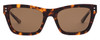 Front View of SITO SHADES BREAK OF DAWN Unisex Sunglasses in Honey Tortoise Havana/Brown 54 mm