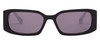 Front View of SITO SHADES ELECTRO VISION Unisex Designer Sunglasses Black White/Iron Gray 56mm