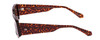 Side View of SITO SHADES INNER VISION Unsiex's Designer Sunglasses in Amber Cheetah/Brown 56mm
