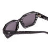 Close Up View of SITO SHADES KINETIC Unisex Designer Sunglasses Matrix Black White/Iron Gray 54mm