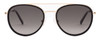 Front View of SITO SHADES KITSCH Womens Pilot Full Rim Sunglasses in Black Gold/Horizon 55mm