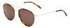 Profile View of SITO SHADES KITSCH Women's Pilot Sunglasses in Tortoise Havana Gold/Brown 55mm