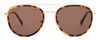Front View of SITO SHADES KITSCH Women's Pilot Sunglasses in Tortoise Havana Gold/Brown 55mm