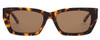 Front View of SITO SHADES OUTER LIMITS Unisex Square Sunglass Honey Tortoise Havana/Brown 54mm