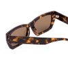 Close Up View of SITO SHADES OUTER LIMITS Unisex Square Sunglass Honey Tortoise Havana/Brown 54mm