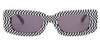 Front View of SITO SHADES REACHING DAWN Women's Sunglasses Black White Checker/Iron Gray 51 mm