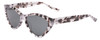 Profile View of SITO SHADES SEDUCTION Cat Eye Sunglasses Snow White Brown Tortoise Havana/i 57mm