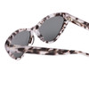 Close Up View of SITO SHADES SEDUCTION Cat Eye Sunglasses Snow White Brown Tortoise Havana/i 57mm