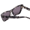 Close Up View of SITO SHADES WONDERLAND Cat Eye Sunglasses in Black Grey Tortoise/Iron Gray 54 mm
