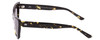 Side View of SITO SHADES WONDERLAND Cat Eye Sunglasses in Black Yellow/Horizon Gradient 54 mm