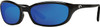 Profile View of Costa Del Mar Mens Harpoon Polarized Sunglasses Black/Grey Blue Mirror 580P 62mm
