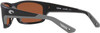 Close Up View of Costa Del Mar Men's Jose Pro Polarized Sunglasses Black/Green Mirrored 580G 62mm