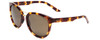 Profile View of Smith Optics Bridgetown-MY3 Womens Sunglass Tortoise Havana Gold/Grey Green 54mm