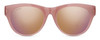Front View of Smith Optics Sophisticate-F45 Womens Sunglasses Purple Crystal/Pink Mirror 54 mm