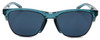 Front View of Smith Optics Haywire-1ED Unisex Pantho Sunglass Green Silver/Chromapop Blue 55mm
