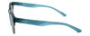Side View of Smith Optics Haywire-1ED Unisex Pantho Sunglass Green Silver/Chromapop Blue 55mm