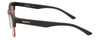 Side View of Smith Optics Haywire-FRE Unisex Sunglass Grey Copper/Chromapop Gold Mirror 55 mm