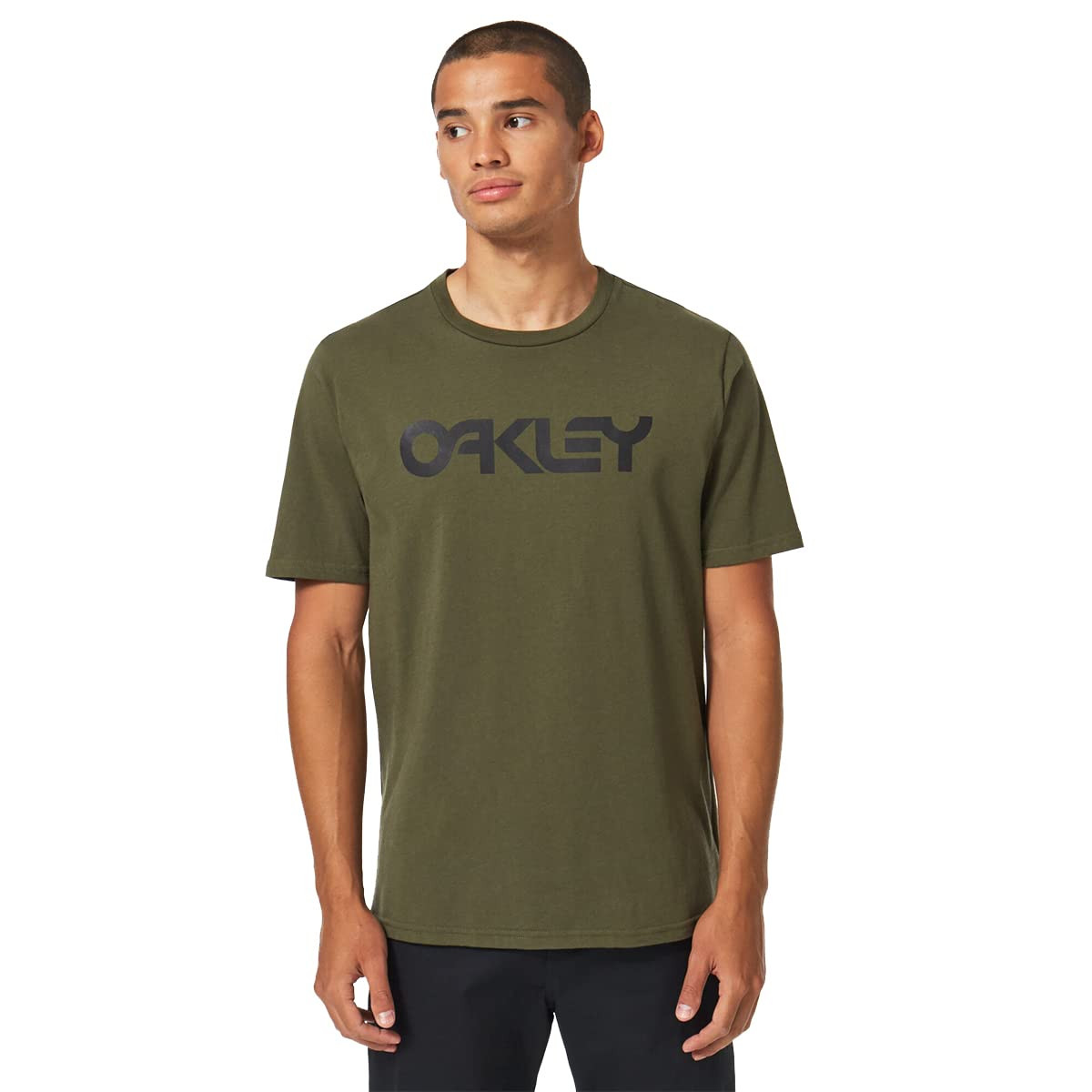 Primary image of Oakley Mens Mark Ii T-Shirt Dark Brush Green Black Logo XX-Large XXL 100% Cotton