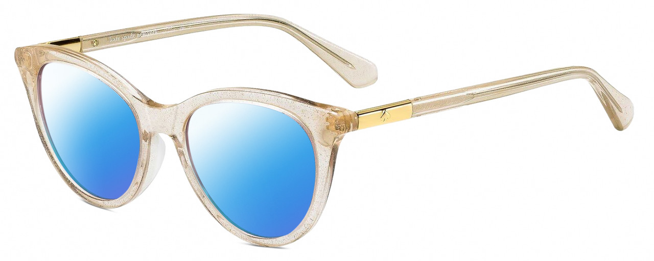 Kate Spade JANALYNN Cateye Polarized Sunglasses Glitter  display picture 3
