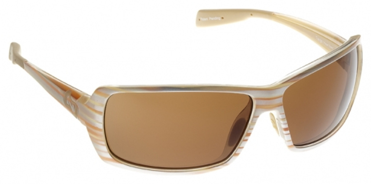 Native Eyewear Polarized Sunglasses: Trango in Pearl Swirl & Brown