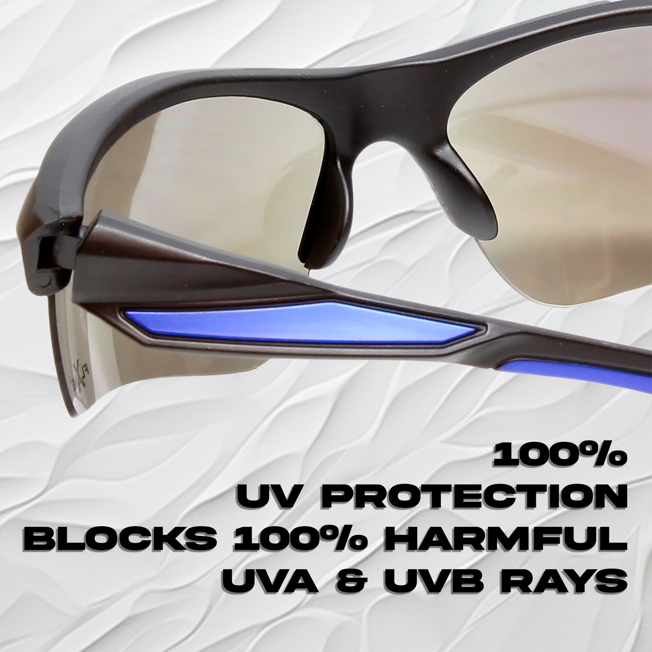 UV Protection Illustration of Calabria Half Volley Unisex Men's Womens POLARIZED Pickleball Sunglasses Glasses