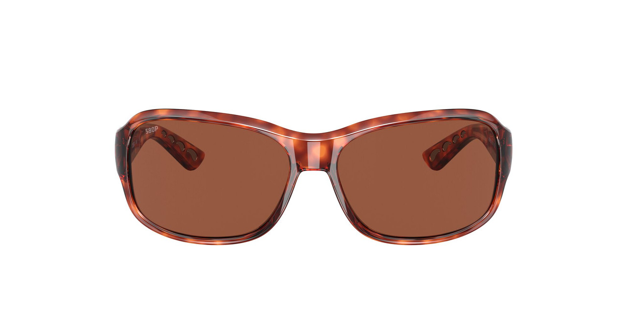 Side View of Costa Del Mar Inlet Womens Sunglasses Tortoise Havana/Polarized Copper 580P 58mm Alternate 1