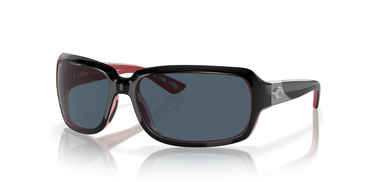 Costa Del Mar Isabela Womens Sunglass Black Pink Silver  display picture 1